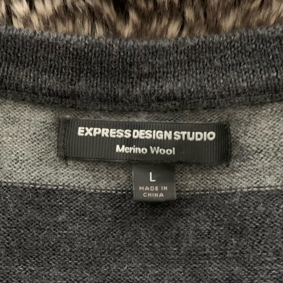 Express Striped Sweater Vest - Picture 4 of 4